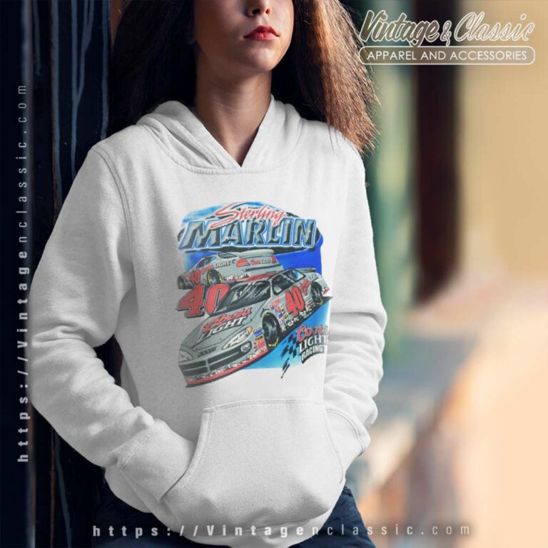 Sterling Marlin Coors Light Silver Bullet Hoodie Sterling Marlin Coors Light Silver Bullet Hoodie