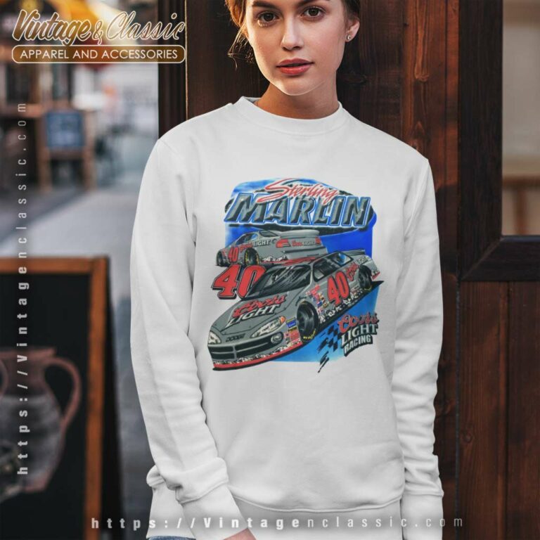 Sterling Marlin Coors Light Silver Bullet Sweatshirt Sterling Marlin Coors Light Silver Bullet Sweatshirt