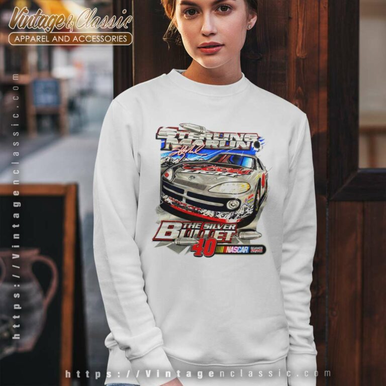 Sterling Marlin The Silver Bullet Coors Light Nascar Sweatshirt Sterling Marlin The Silver Bullet Coors Light Nascar Sweatshirt