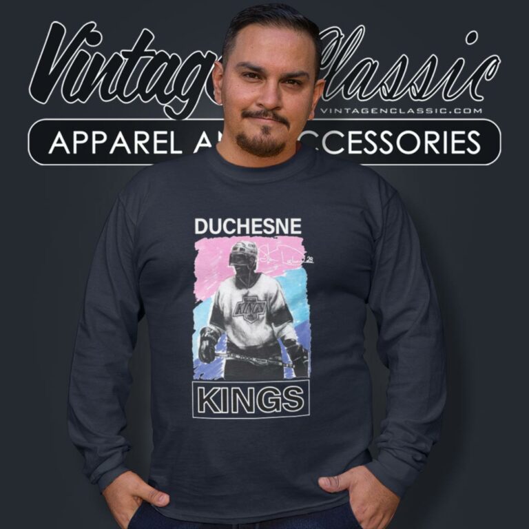 Steve Duchesne Los Angeles Kings La 90s Nhl Hockey Long Sleeve Tee Steve Duchesne Los Angeles Kings La 90s Nhl Hockey Long Sleeve Tee