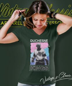Steve Duchesne Los Angeles Kings La 90s Nhl Hockey V Neck TShirt