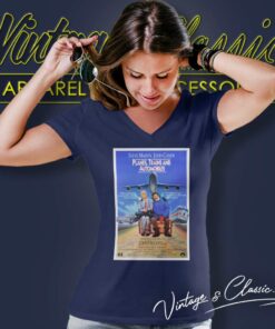 Steve Martin John Candy Christmas Shirt 5 Steve Martin John Candy Christmas Shirt Planes Trains And Automobile V Neck TShirt