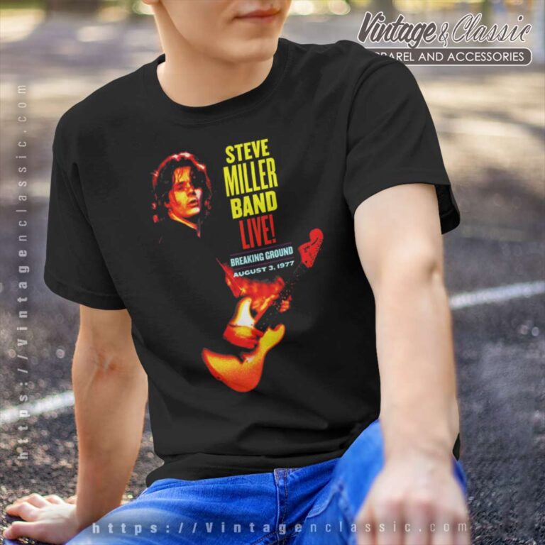Steve Miller Breaking Ground Live T Shirt Steve Miller Breaking Ground Live T Shirt