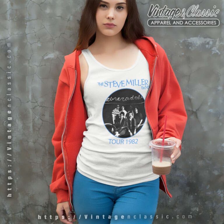 Steve Miller Tour 1982 Tank Top Racerback Steve Miller Tour 1982 Tank Top Racerback