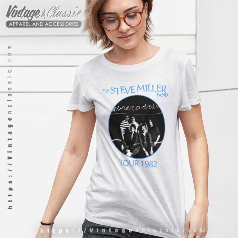 Steve Miller Tour 1982 Women TShirt Steve Miller Tour 1982 Women TShirt