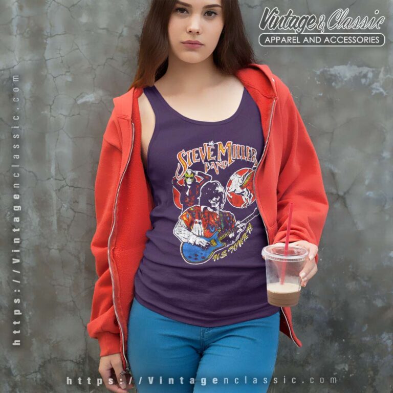 Steve Miller Us Tour 1978 Tank Top Racerback Steve Miller Us Tour 1978 Tank Top Racerback