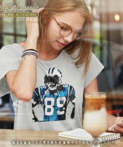 Steve Smith Carolina Panthers Football Poster Man Cave Women TShirt