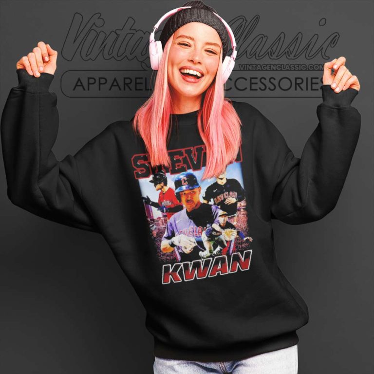Steven Kwan Cleveland Guardians Sweatshirt Steven Kwan Cleveland Guardians Sweatshirt