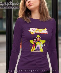 Steven Universe Crystal Gems Long Sleeve Tee
