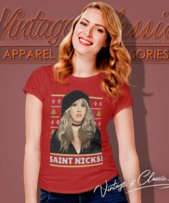 Stevie Nicks Saint Nicks Christmas Women TShirt