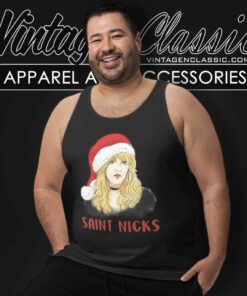 Stevie Nicks Shirt Saint Stevie Nicks Santa Tank Top Racerback