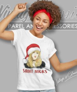 Stevie Nicks Shirt Saint Stevie Nicks Santa Women TShirt