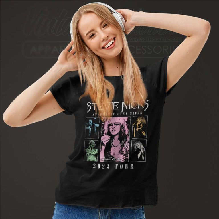 Stevien Nick Shirt Stephanie Lynn Nicks 2023 Tour North American Women TShirt Stevien Nick Shirt Stephanie Lynn Nicks 2023 Tour North American Women TShirt