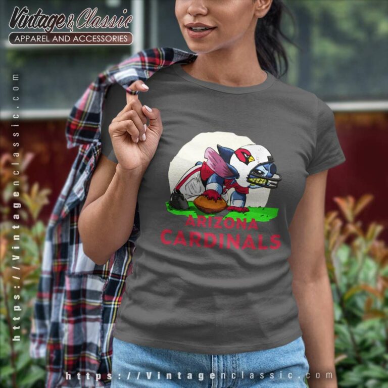 Stitch Arizona Cardinals Women TShirt Stitch Arizona Cardinals Women TShirt