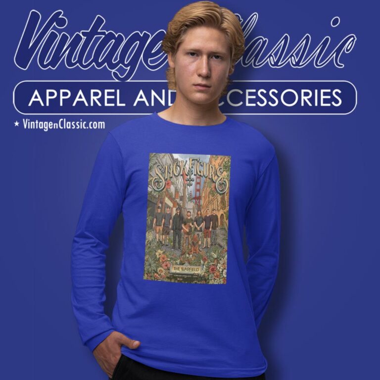 Stick Figure The Warfield San Francisco Ca February 10th And 12th 2024 Poster Long Sleeve Tee Stick Figure The Warfield San Francisco Ca February 10th And 12th 2024 Poster Long Sleeve Tee