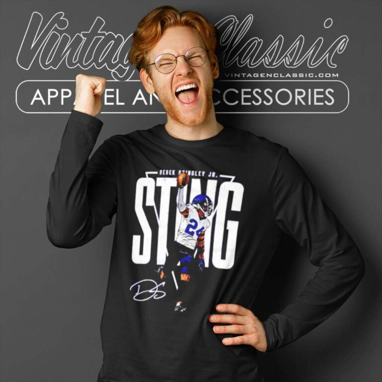 Sting Derek Stingley Jr Houston Texans Long Sleeve Tee Sting Derek Stingley Jr Houston Texans Long Sleeve Tee