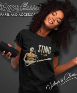 Sting Tour Shirt 2024 Official Merchandise Europe Concert 6 Sting Tour Shirt 2024 Official Merchandise Europe Concert Women T Shirt