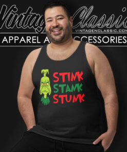 Stink Stank Grinch Christmas Tank Top Racerback
