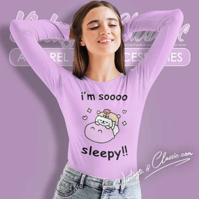 Stinky Katie Im So Sleepy Long Sleeve Tee Stinky Katie Im So Sleepy Long Sleeve Tee