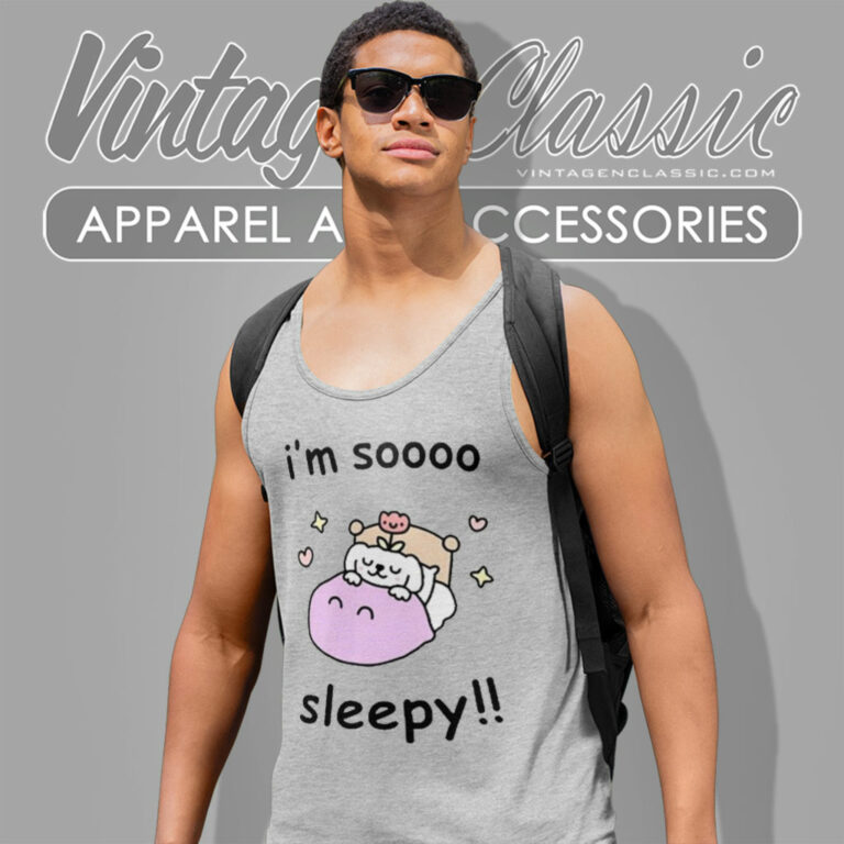 Stinky Katie Im So Sleepy Tank Top Racerback Stinky Katie Im So Sleepy Tank Top Racerback