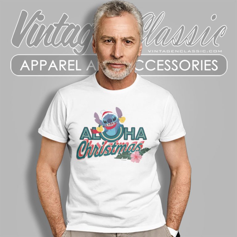 Stitch Aloha Christmas T Shirt Stitch Aloha Christmas T Shirt