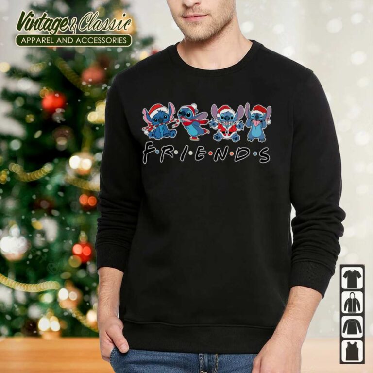 Stitch And Friends Tv Show Disney Christmas Sweatshirt Stitch And Friends Tv Show Disney Christmas Sweatshirt