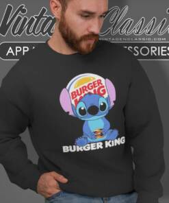 Stitch Burger King Logo Sweatshirt