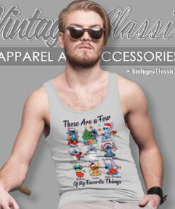 Stitch Christmas There Are A Few Of My Favorite Things Tank Top Racerback