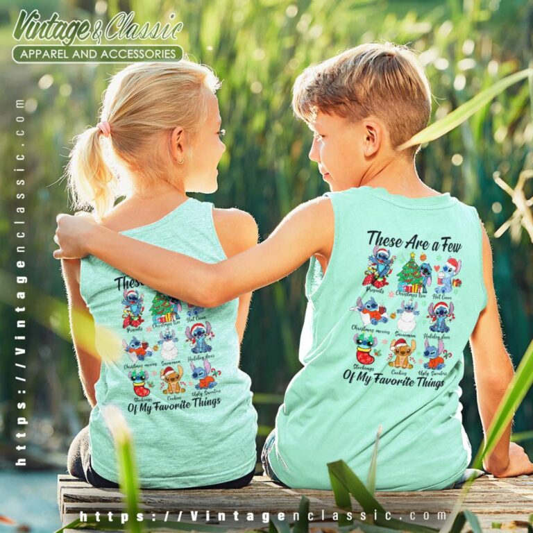Stitch Christmas There Are A Few Of My Favorite Things kids Tanktop Stitch Christmas There Are A Few Of My Favorite Things kids Tanktop