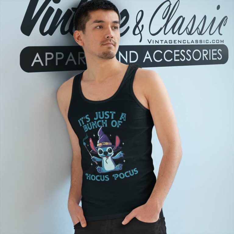 Stitch Hocus Pocus Shirt Its Just A Bunch Tank Top Racerback Stitch Hocus Pocus Shirt Its Just A Bunch Tank Top Racerback