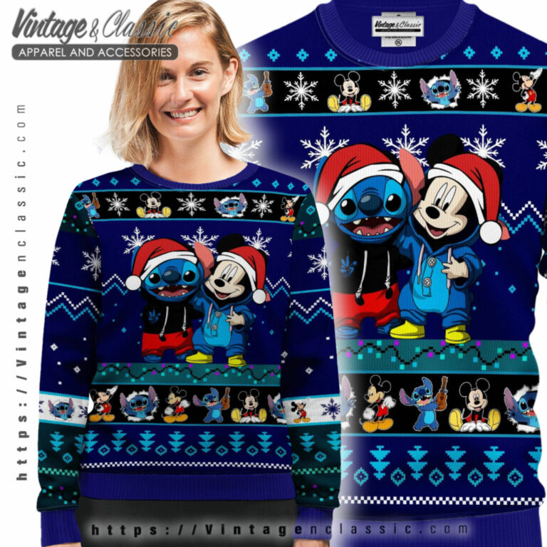 Stitch Mickey Xmas Ugly Christmas Sweater Ugly Sweater shirt Stitch Mickey Xmas Ugly Christmas Sweater Ugly Sweater shirt
