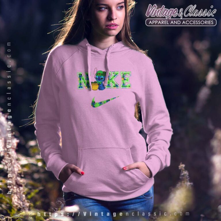 Stitch NIKE Pot of Gold St Patricks Day Hoodie Stitch NIKE Pot of Gold St Patricks Day Hoodie