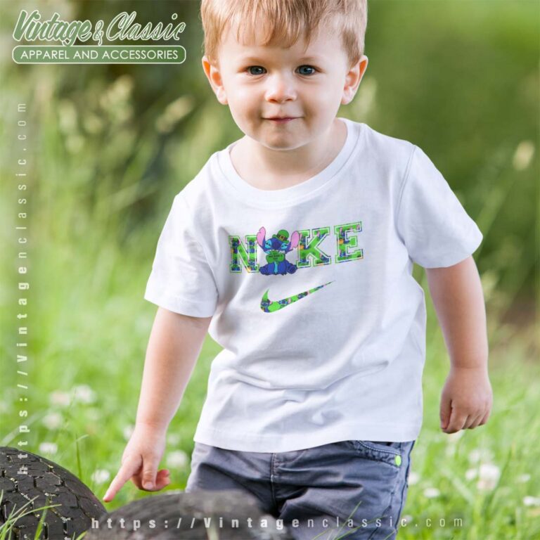 Stitch NIKE St Patricks Day kids Shirt Stitch NIKE St Patricks Day kids Shirt