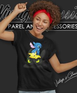 Stitch Pikachu Toothless Women T Shirt