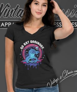 Stitch So Not Ordinary V Neck TShirt