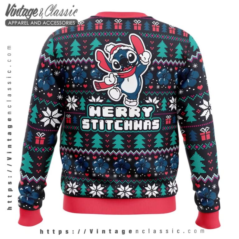 Stitch Stitchmas Santa Ugly Christmas Sweater back Ugly Sweater Stitch Stitchmas Santa Ugly Christmas Sweater back Ugly Sweater