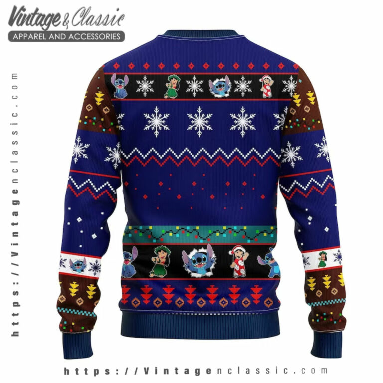 Stitch Stitchmas Ugly Christmas Sweater back Ugly Sweater Stitch Stitchmas Ugly Christmas Sweater back Ugly Sweater