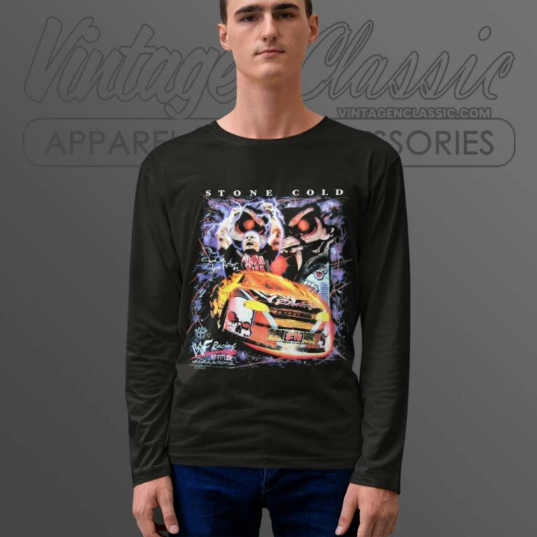 Stone Cold Steve Austin Nascar Vintage Long Sleeve Tee Stone Cold Steve Austin Nascar Vintage Long Sleeve Tee