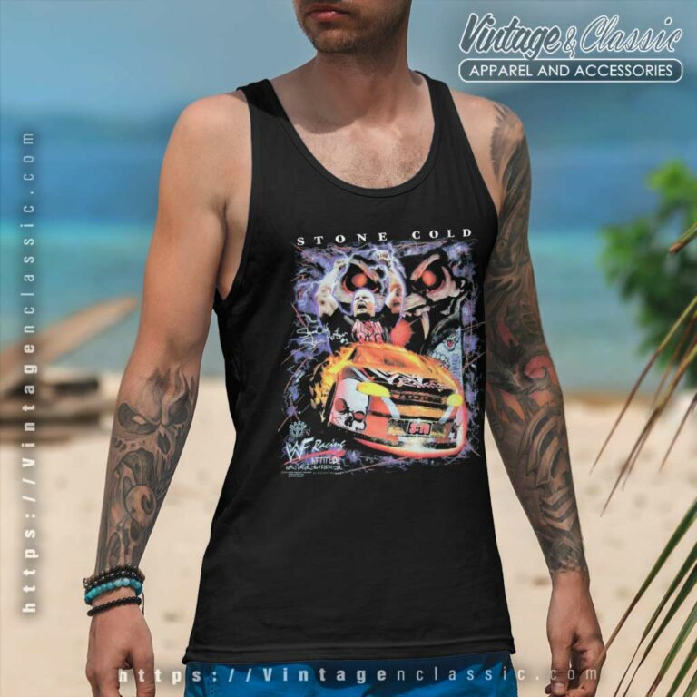 Stone Cold Steve Austin Nascar Vintage Tank Top Racerback Stone Cold Steve Austin Nascar Vintage Tank Top Racerback