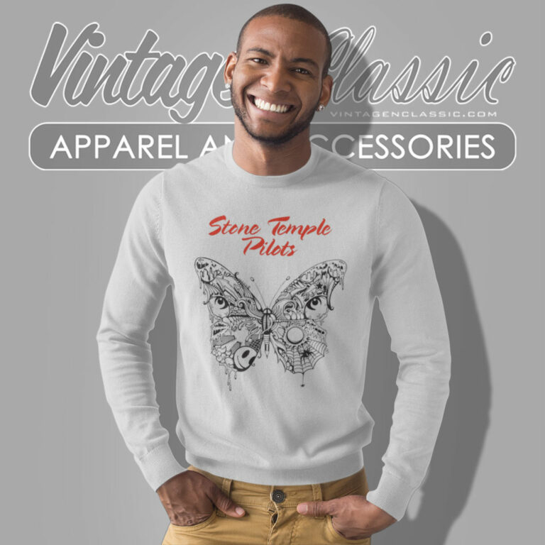 Stone Temple Pilots Butterfly Sweatshirt Stone Temple Pilots Butterfly Sweatshirt