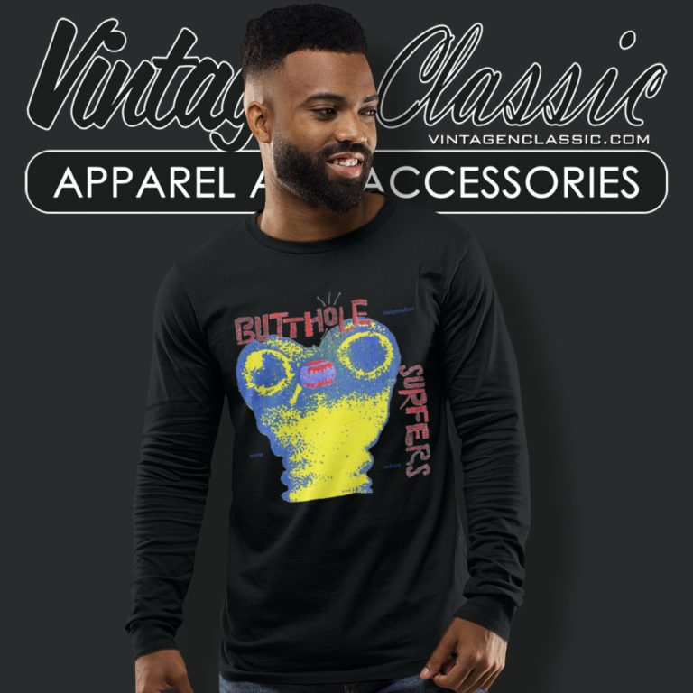 Stone Temple Pilots Butthole Surfers Long Sleeve Tee Stone Temple Pilots Butthole Surfers Long Sleeve Tee