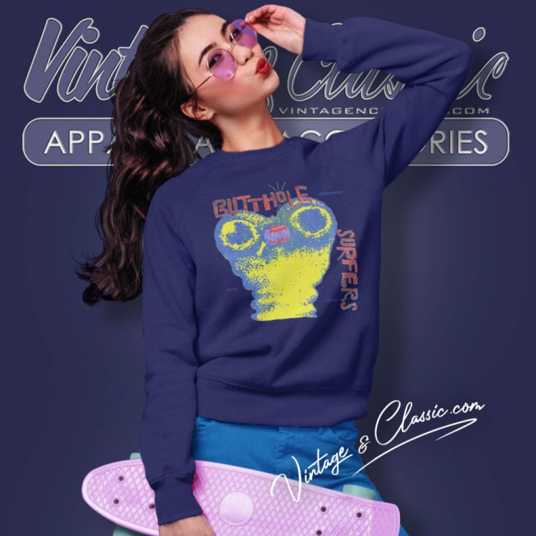 Stone Temple Pilots Butthole Surfers Sweatshirt Stone Temple Pilots Butthole Surfers Sweatshirt