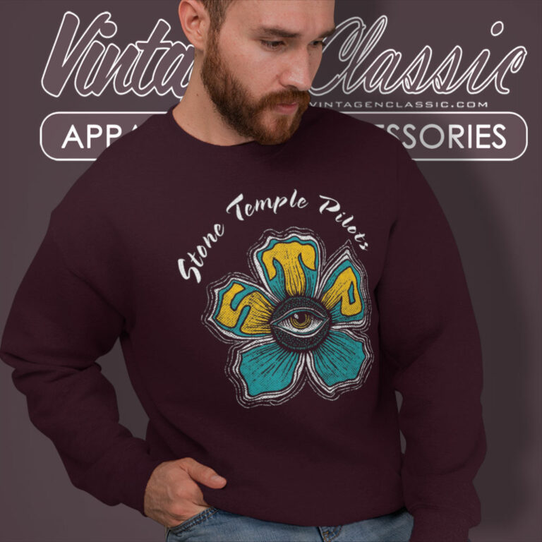 Stone Temple Pilots Eye Flower Sweatshirt Stone Temple Pilots Eye Flower Sweatshirt