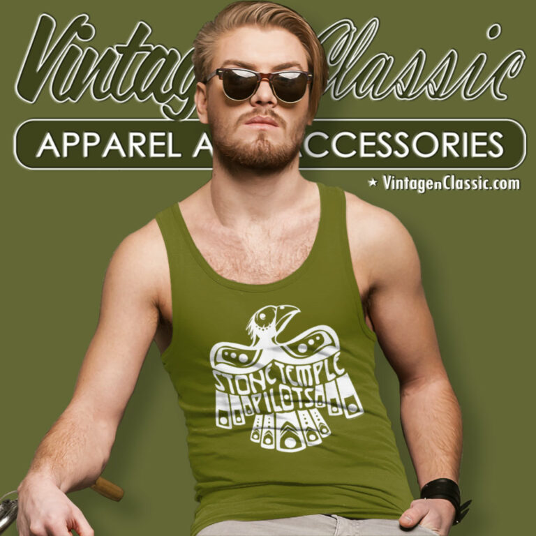 Stone Temple Pilots Raven Tank Top Racerback Stone Temple Pilots Raven Tank Top Racerback