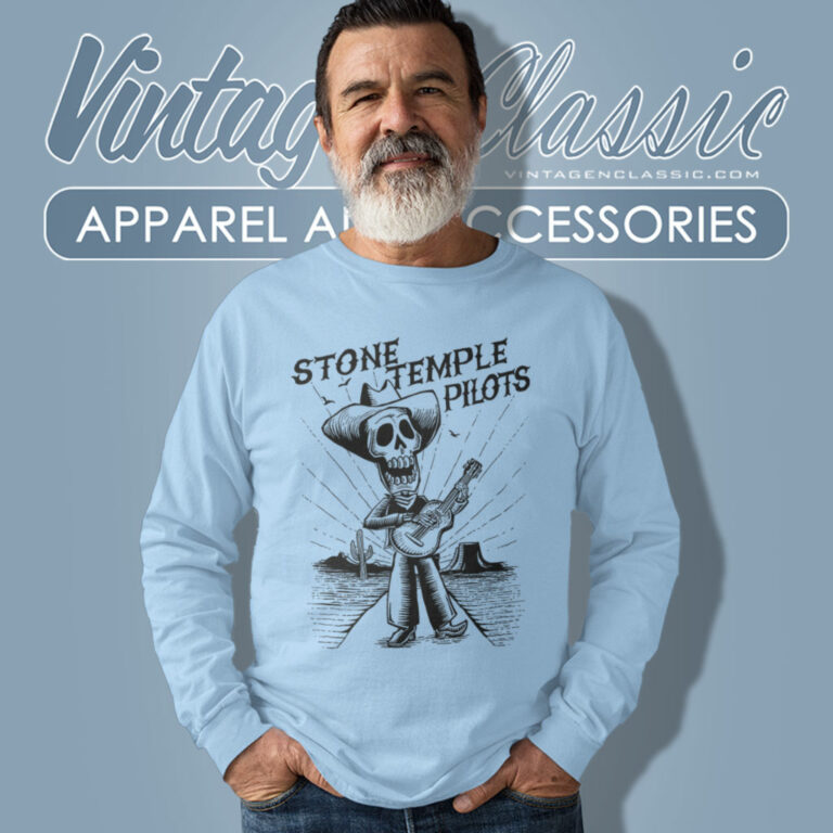 Stone Temple Pilots Shirt Skeleton Day Of The Dead Long Sleeve Tee Stone Temple Pilots Shirt Skeleton Day Of The Dead Long Sleeve Tee