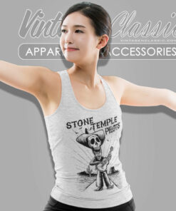 Stone Temple Pilots Shirt Skeleton Day Of The Dead Tank Top Racerback