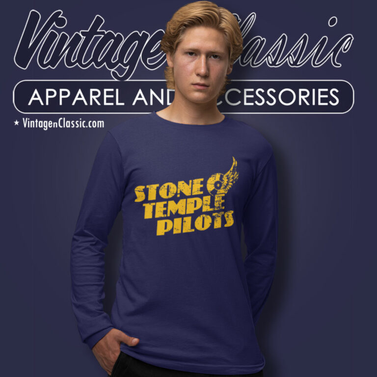 Stone Temple Pilots Tire Wings Logo Long Sleeve Tee Stone Temple Pilots Tire Wings Logo Long Sleeve Tee