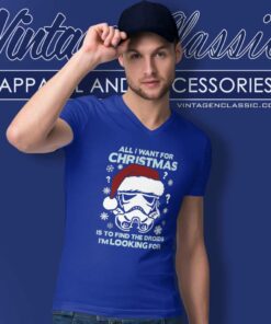 Stormtrooper All I Want For Christmas Star Wars V Neck TShirt