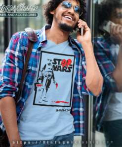 Stormtrooper Banksy Stop Wars Star Wars V Neck TShirt