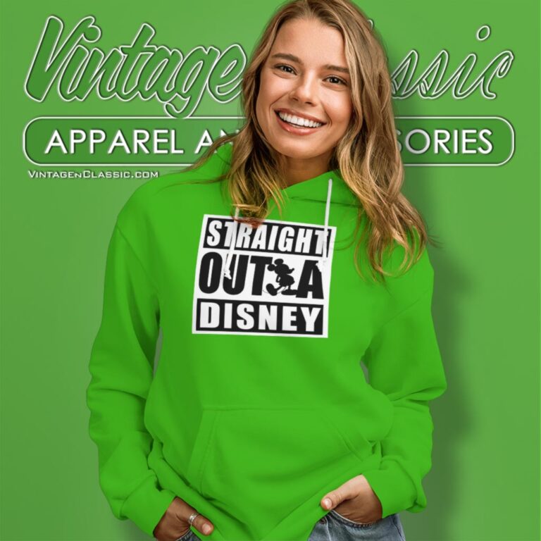 Straight Outta Disney Mickey Hoodie Straight Outta Disney Mickey Hoodie
